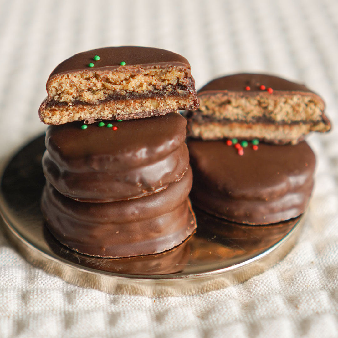 Healthy Peppermint alfajores