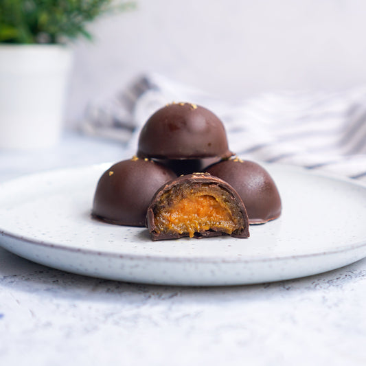 Trufa mango-pistacho