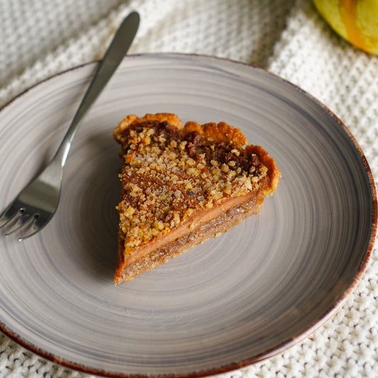 Healthy Pumpkin Pecan Pie