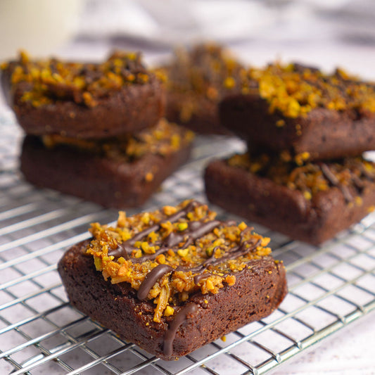 Chocolate Dubai Brownies