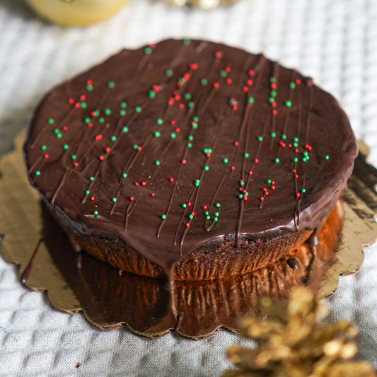 Peppermint truffle cake